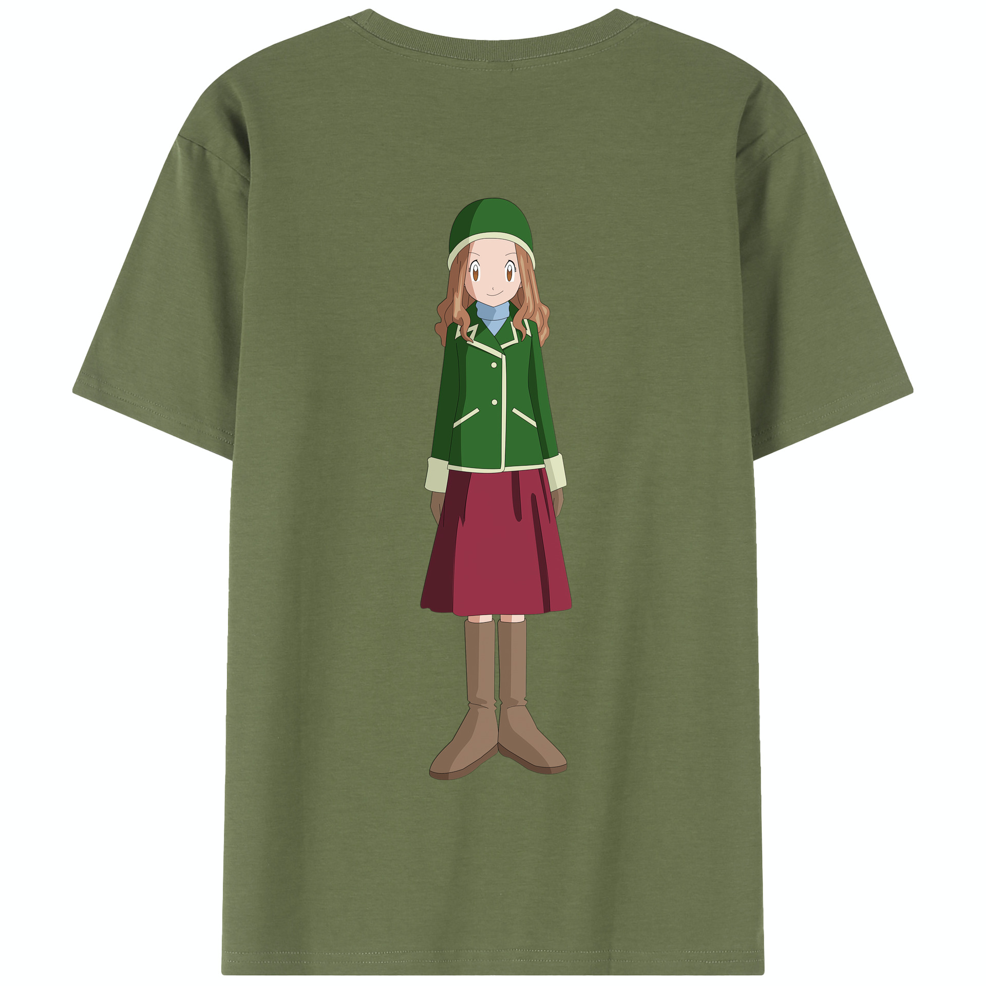 （画像用） Digimon デジタルモンスター/デジモン 綿100％半袖Tシャツ（背面プリント）